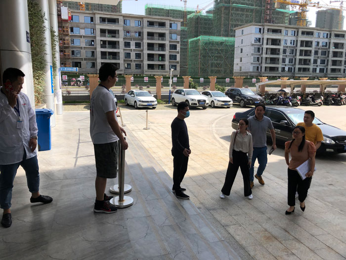 马鞍山经信委领导前往郑蒲港对企业进行项目申报审核
